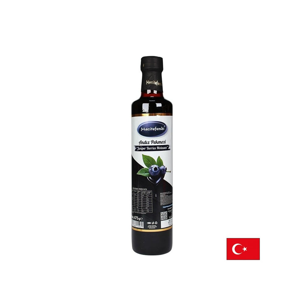 Juniper berry molasses - a powerful antioxidant - For direct consumption or flavoring of sweets and drinks, 675 g - Nutra Best Europe
