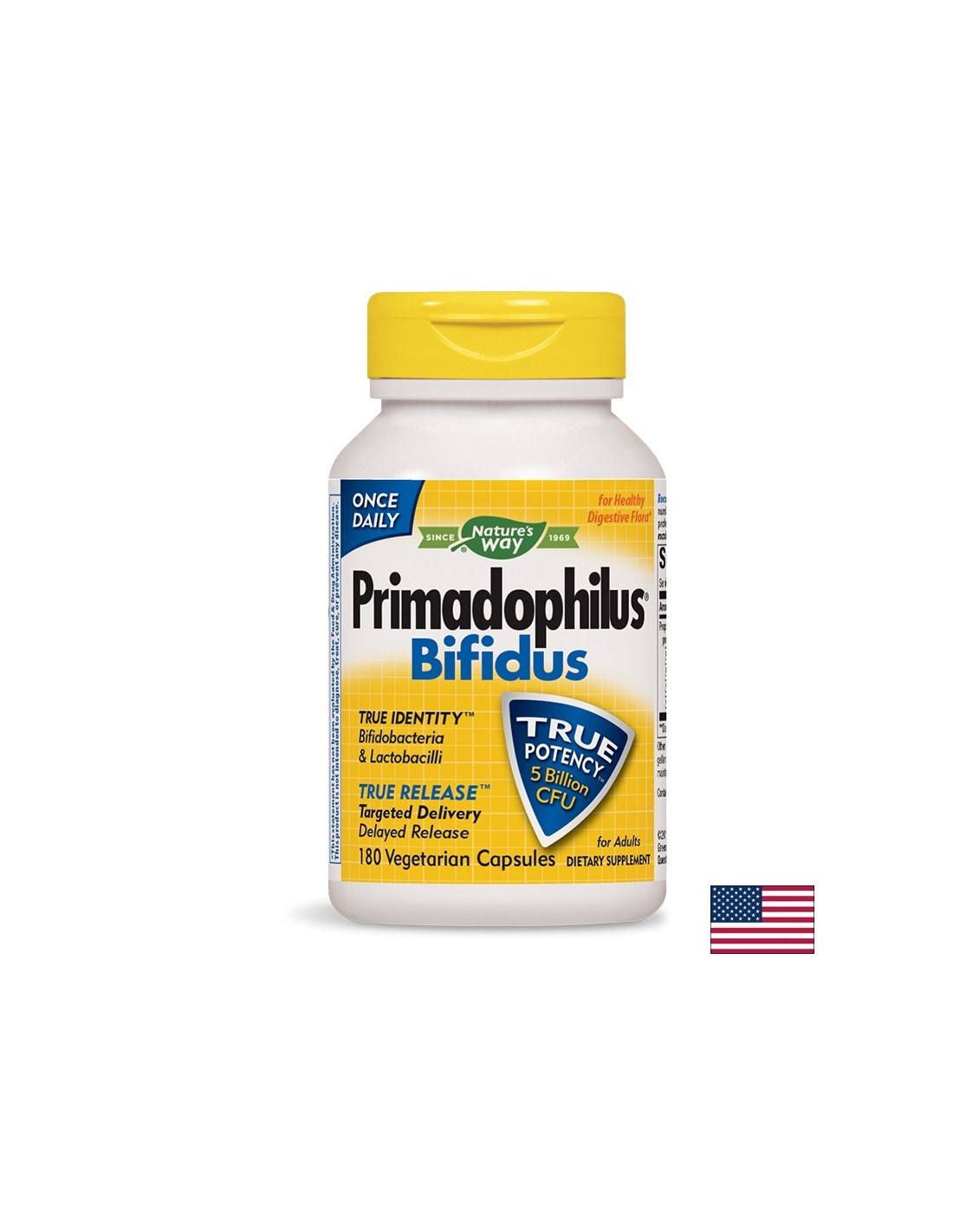 Primadophilus Original 5 Billion - 180 capsules - Nutra Best Europe