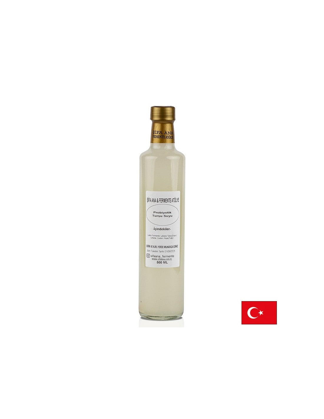 Probiotic sauerkraut juice, 500 ml - Nutra Best Europe