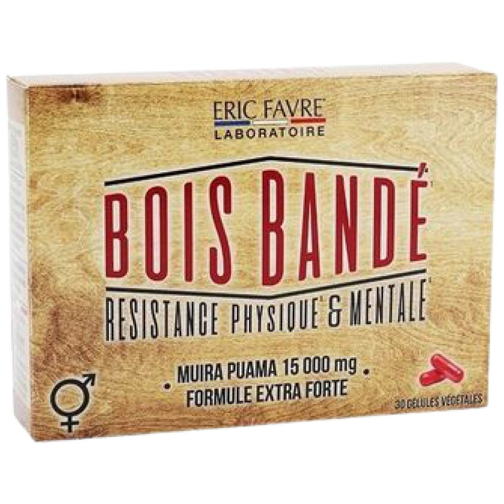 Bois Bande - Muira Puama | Resistance Physique & Mentale - 30 capsules - Nutra Best Europe