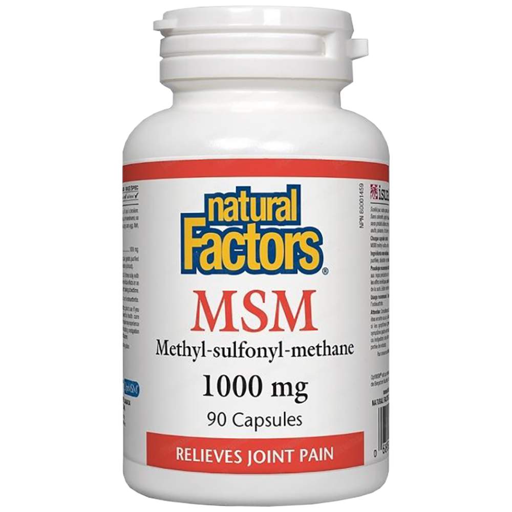 MSM 1000 mg - 90 capsules - Nutra Best Europe