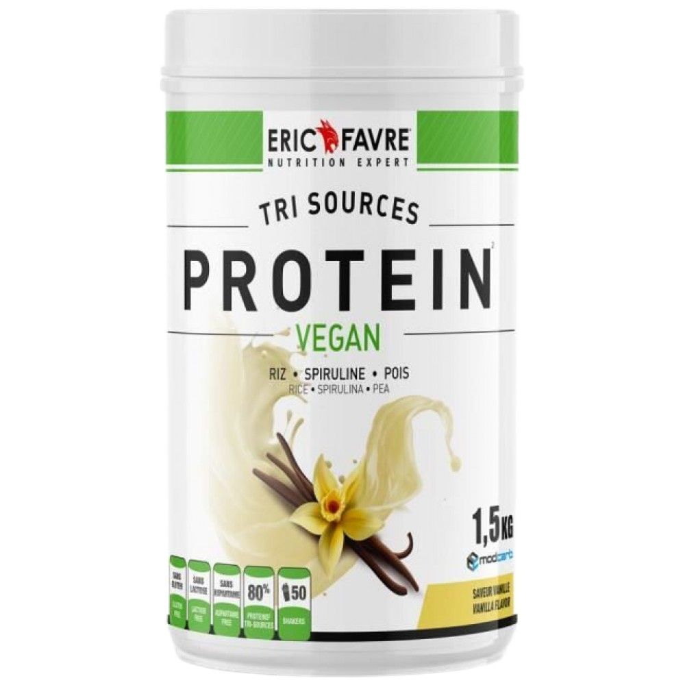Protein Vegan | Tri Sources - 1500 grams - Nutra Best Europe