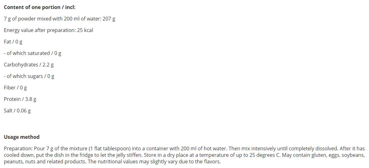 Sugar Free Jelly - 350 grams - Nutra Best Europe