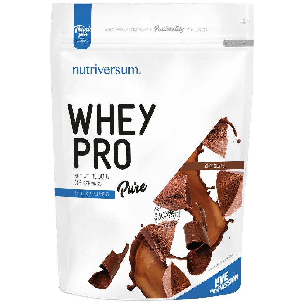 Whey Pro Pure | with N-Zyme System - 1000 grams - Nutra Best Europe