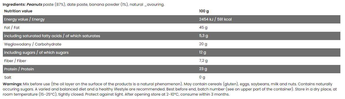 Good Jar / Full of Peanut Paste / Different Flavors 300 grams - Nutra Best Europe