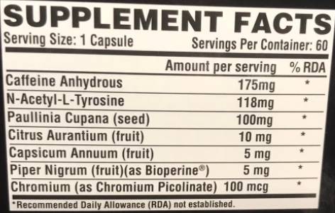 Lipo 6 Black Ultra Concentrate | Extreme Potency 60 capsules - Nutra Best Europe