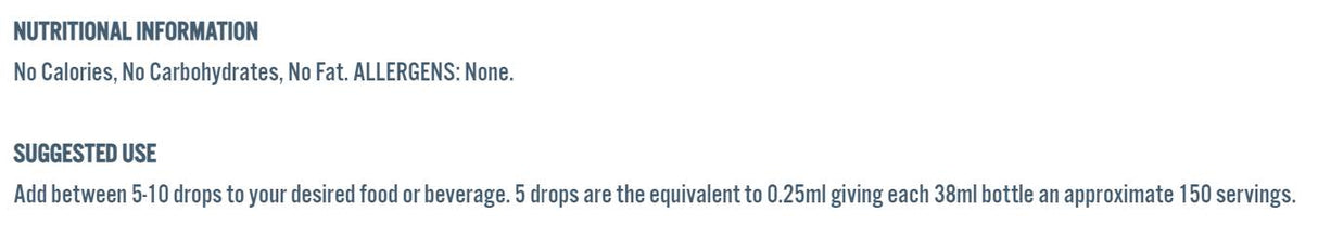 Fit Cuisine Flavo Drops | Zero Calories - Zero Sugar - 100% Natural Flavoring - 38 ml - Nutra Best Europe