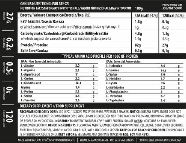 Isolate-X5 - 2000 grams - Nutra Best Europe