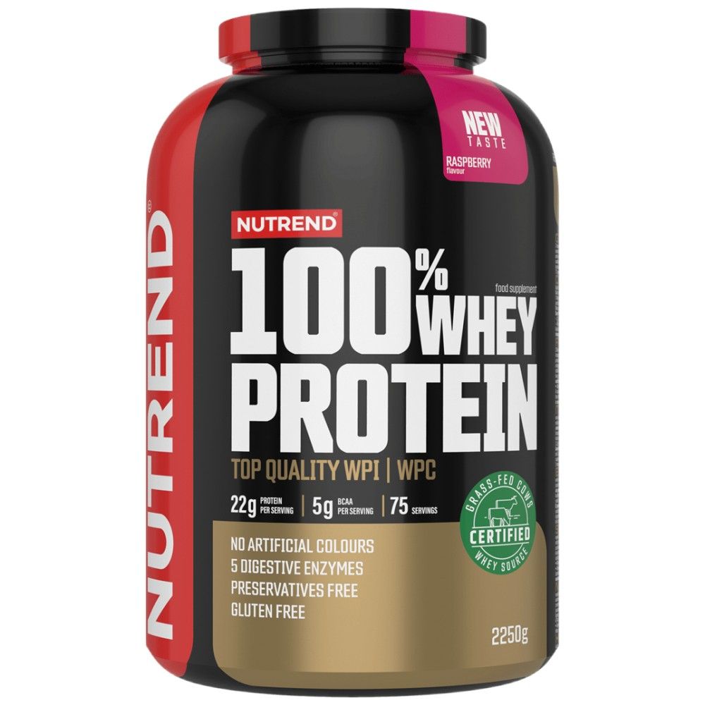 100% Whey Protein - 2250 grams - Nutra Best Europe
