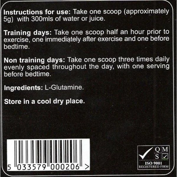 L-Glutamine - 500 grams - Nutra Best Europe