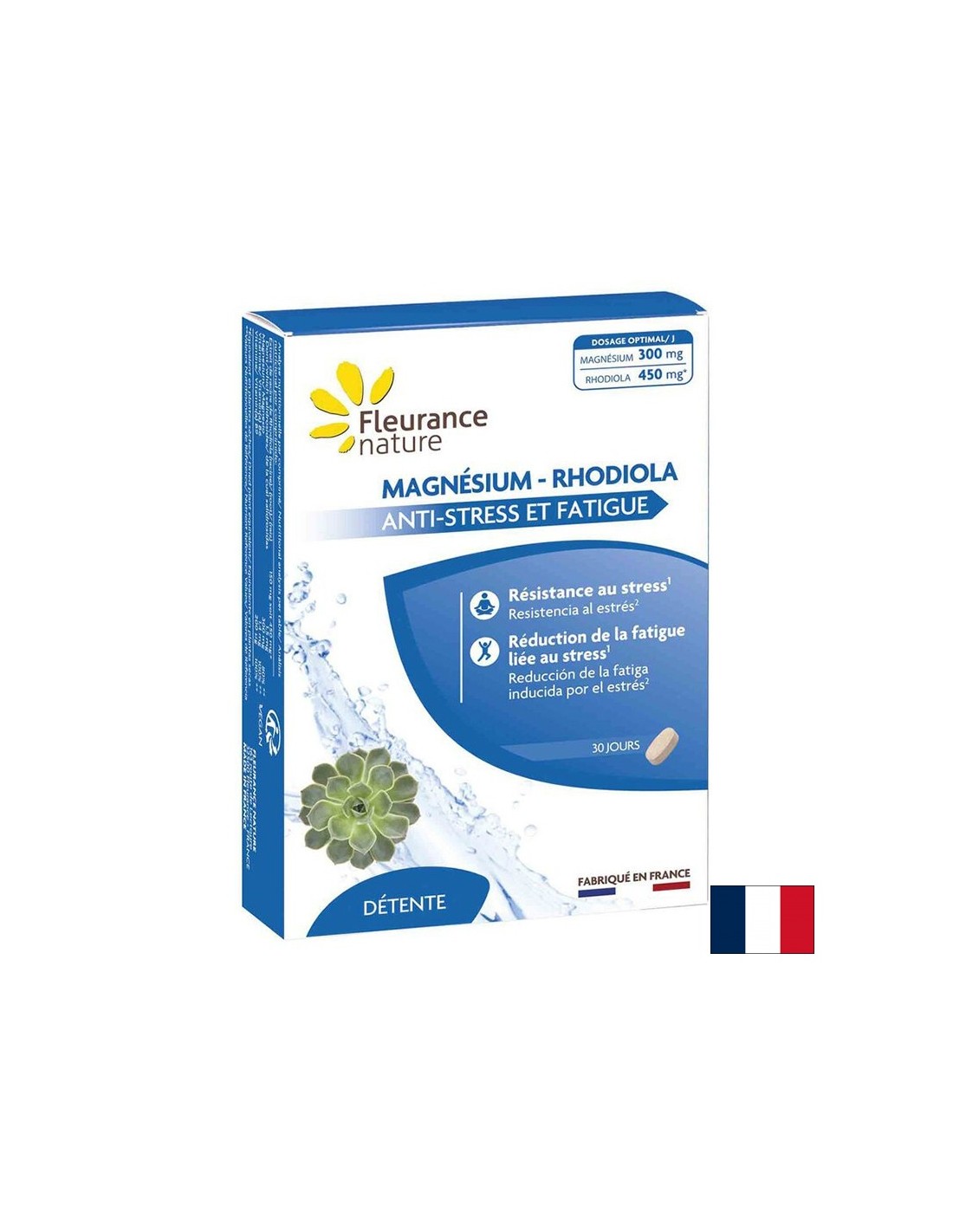 Relaxation of the nervous system - Magnesium + Golden root, 30 tablets - Nutra Best Europe