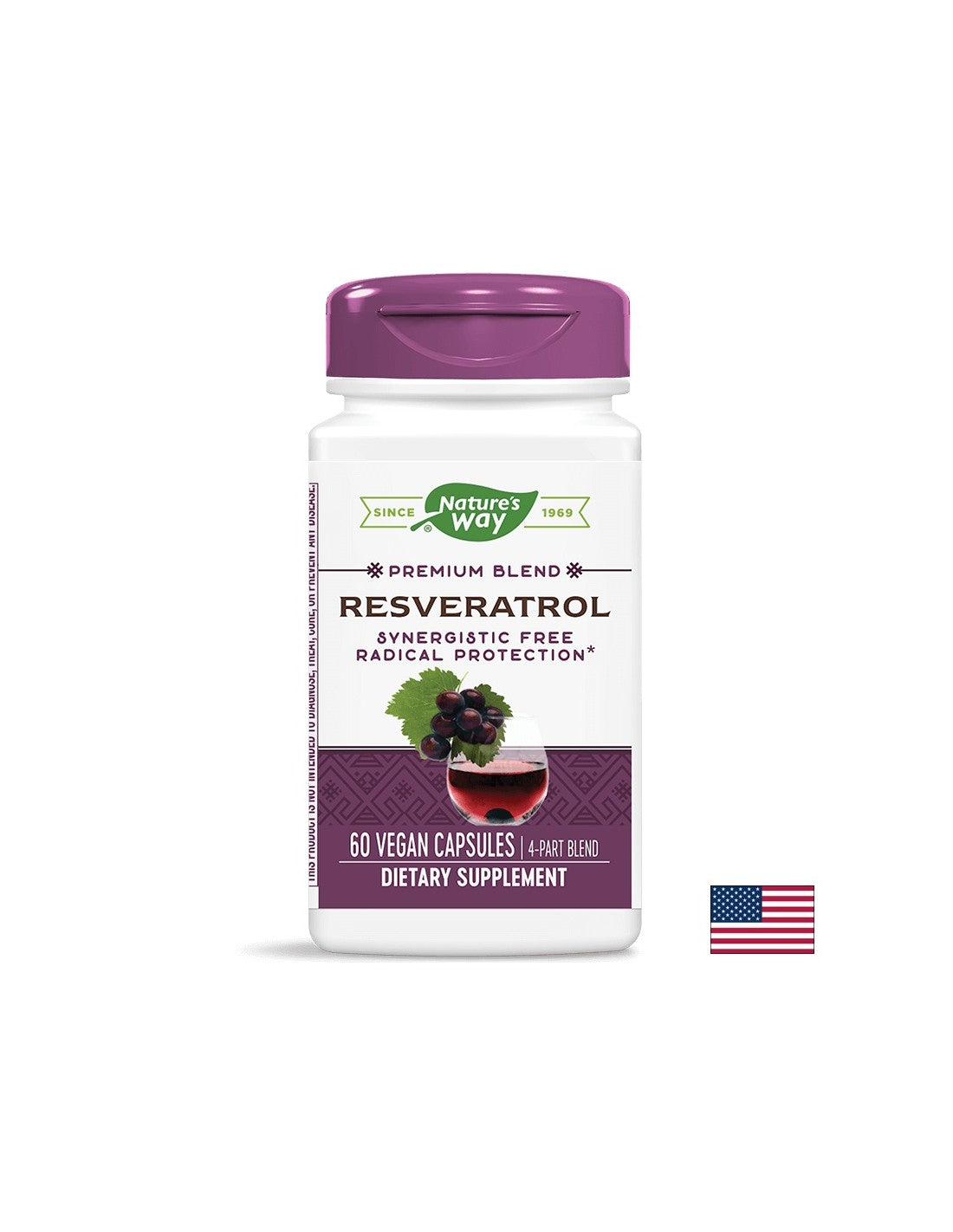 Resveratrol 325 mg - 60 capsules - Nutra Best Europe