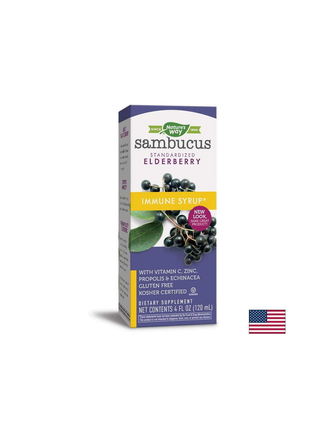 Sambucus Immune System Syrup - 120 ml - Nutra Best Europe