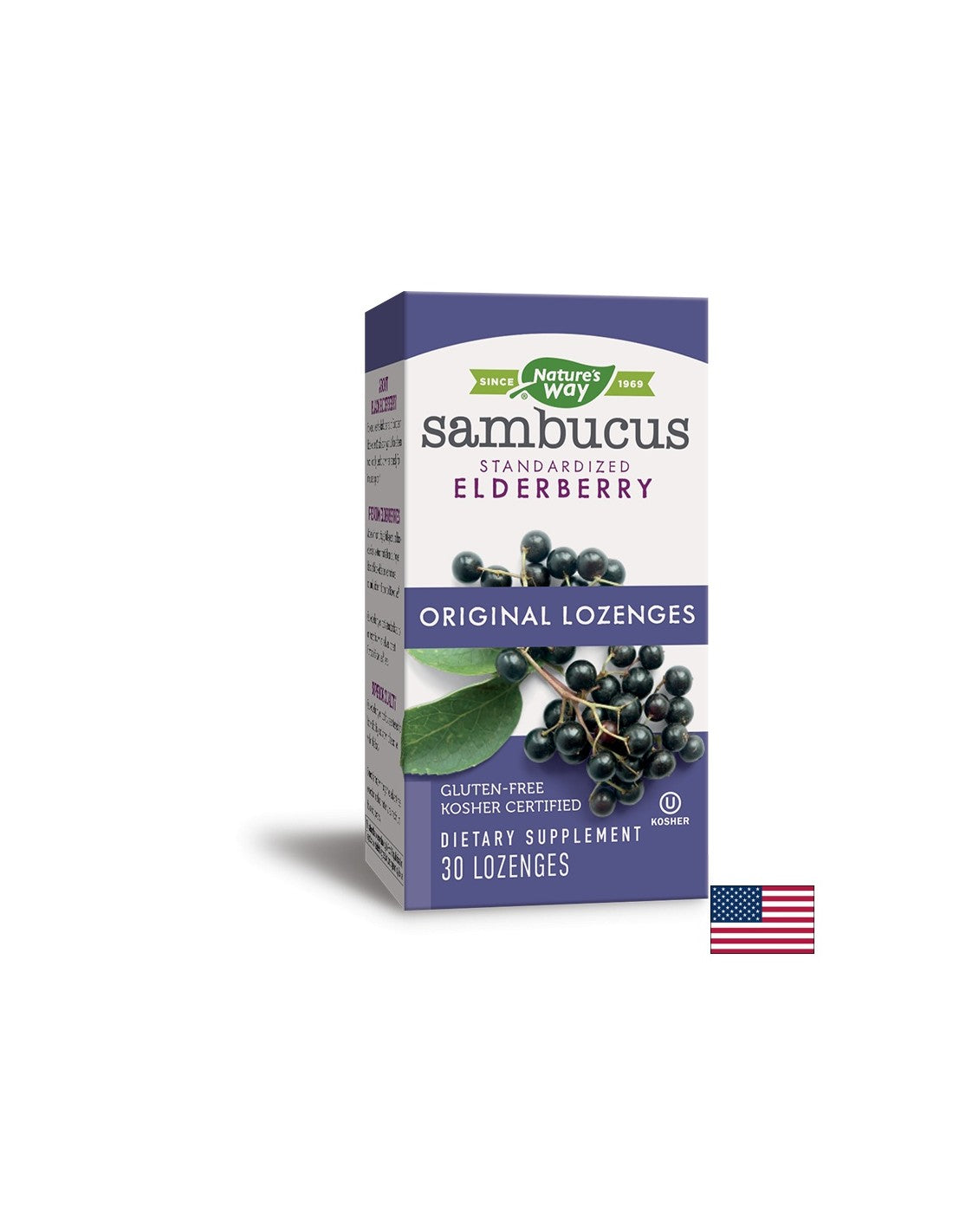 Sambucus Original Lozenges 200mg - 30 capsules - Nutra Best Europe