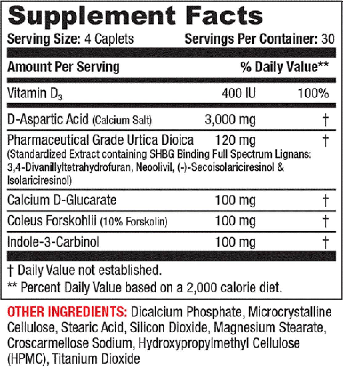 Free-T - 120 Tablets - Nutra Best Europe