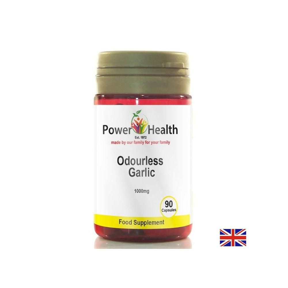 Heart Health and Immunity - Garlic (odorless), 2000 mg x 90 capsules - Nutra Best Europe