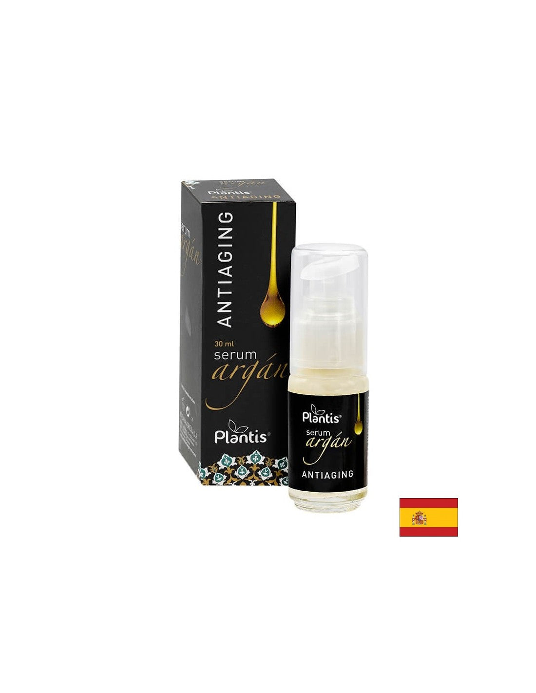 Face serum with argan oil, vit. E and hyaluronic acid - Serum Argán Plantis®, 30 ml - Nutra Best Europe
