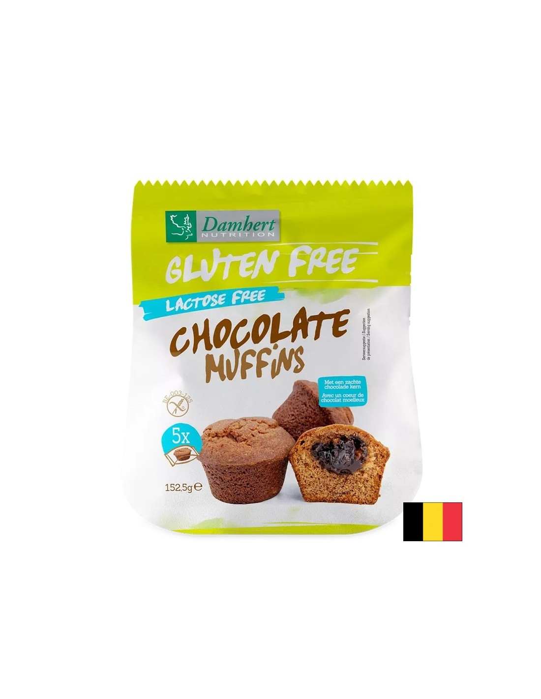 Chocolate muffins (gluten and lactose free), 152 g - Nutra Best Europe