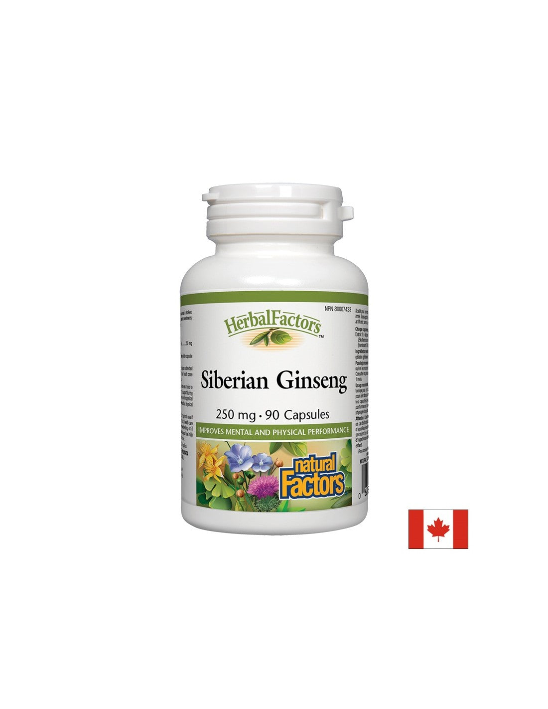 Siberian Ginseng 250 mg - 90 capsules - Nutra Best Europe