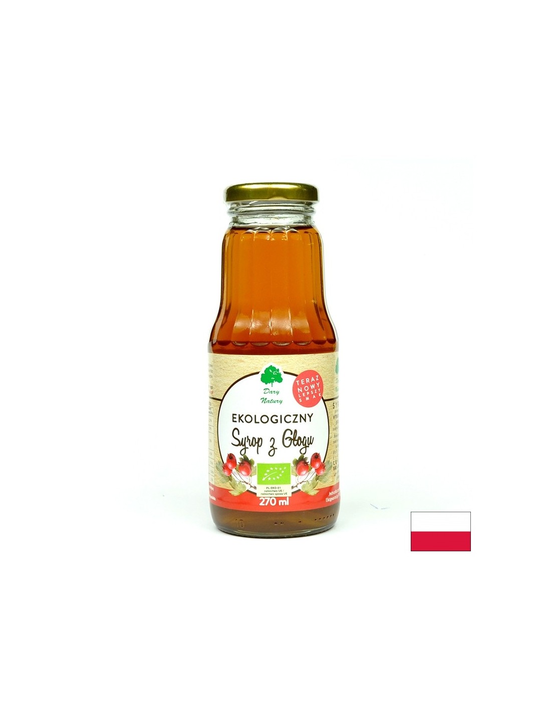 Organic hawthorn syrup, 270 ml Dary Natury - Nutra Best Europe