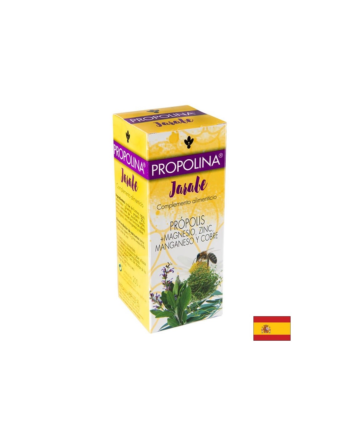 Syrup Propolina® (with propolis, magnesium, zinc, manganese and copper), 200 ml - Nutra Best Europe