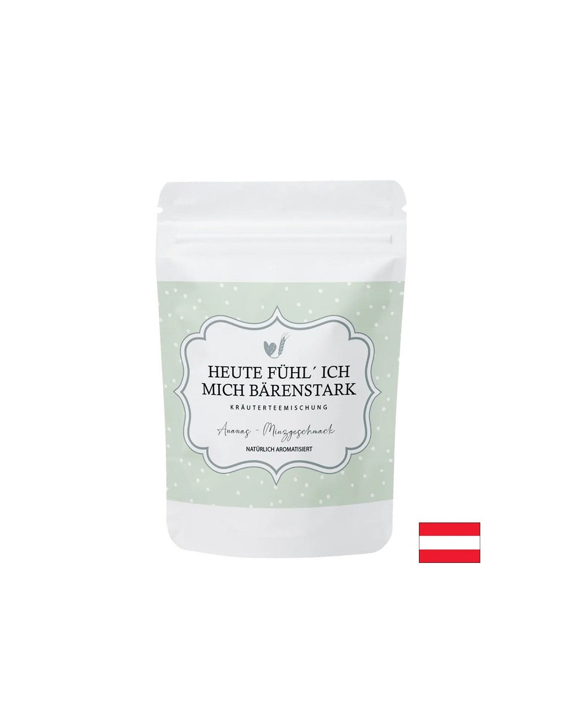 Tea mix "Tone and Energy", Pineapple and Mint, 25 g - Nutra Best Europe