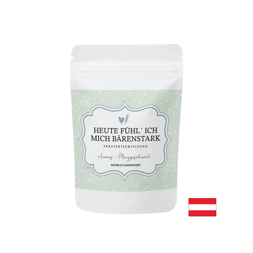 Tea mix "Tone and Energy", Pineapple and Mint, 25 g - Nutra Best Europe