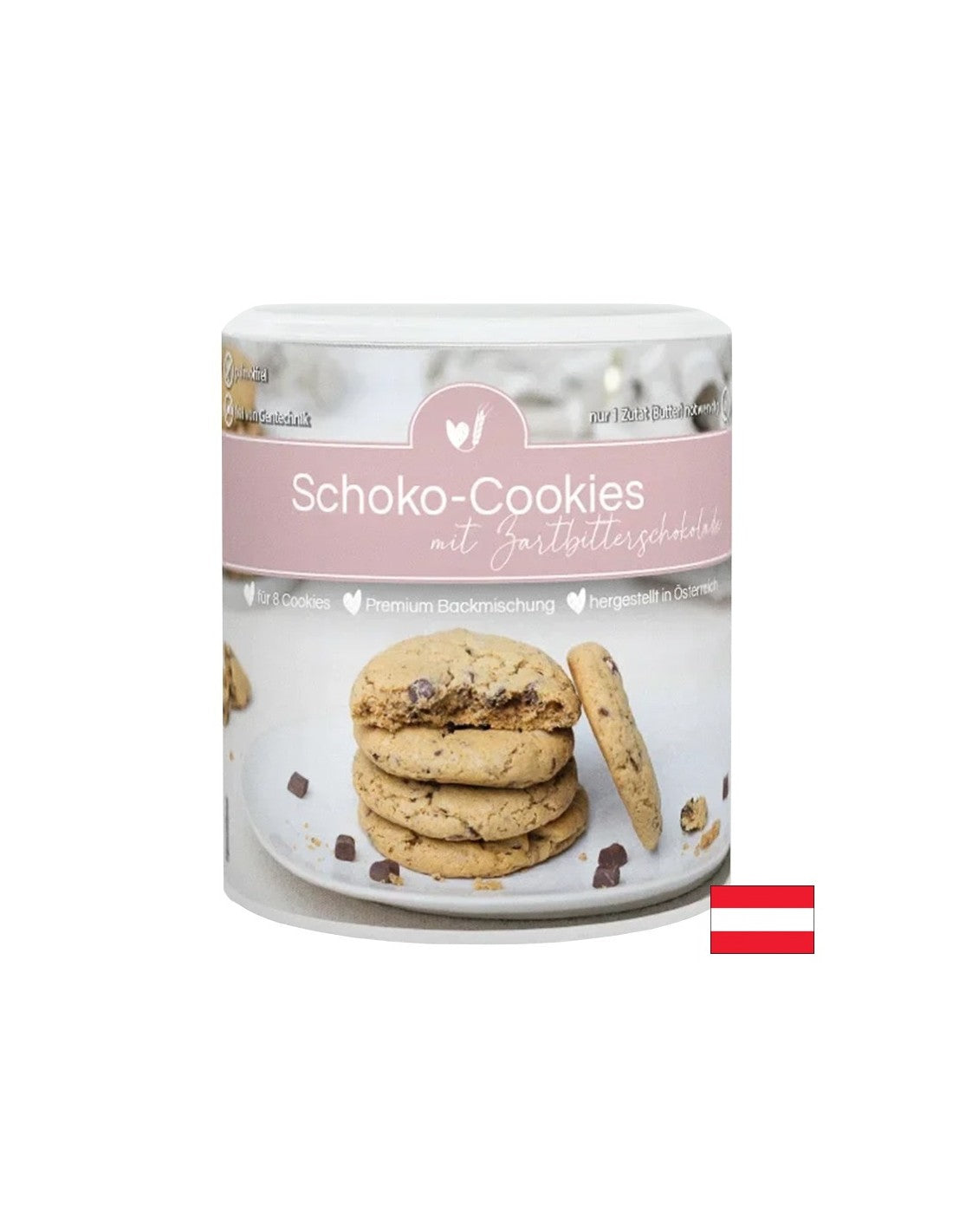 Chocolate cookie baking mix with dark chocolate, 327 g - Nutra Best Europe