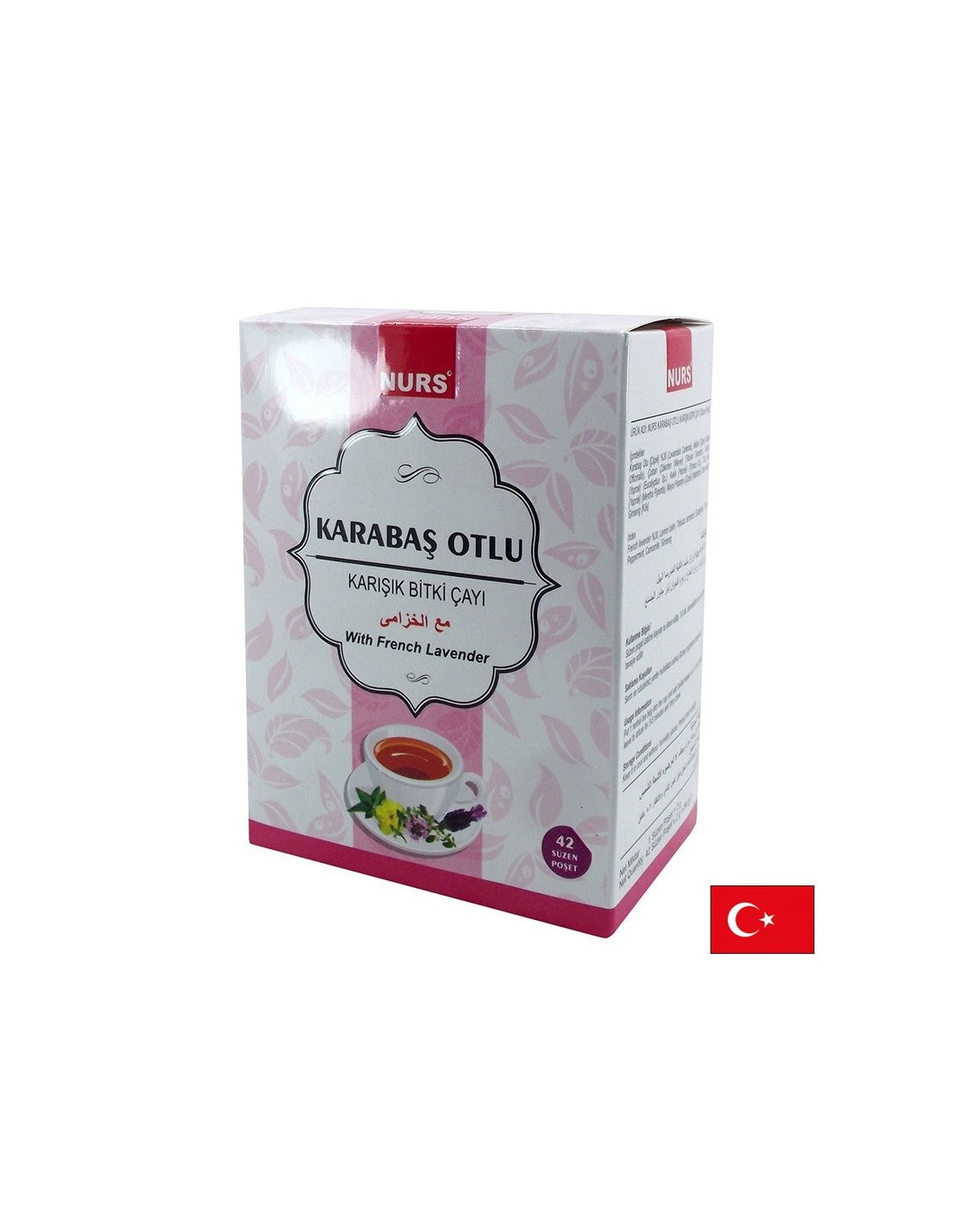 Mixed herbal tea with French lavender - against stress and insomnia, 42 filter bags - Nutra Best Europe