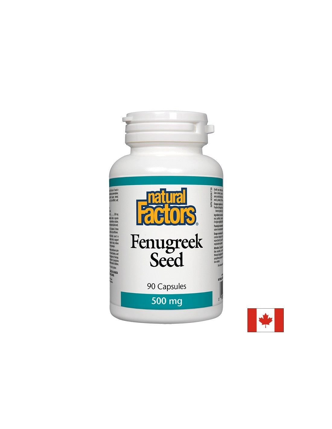 Fenugreek Seed 500 mg - 90 capsules - Nutra Best Europe