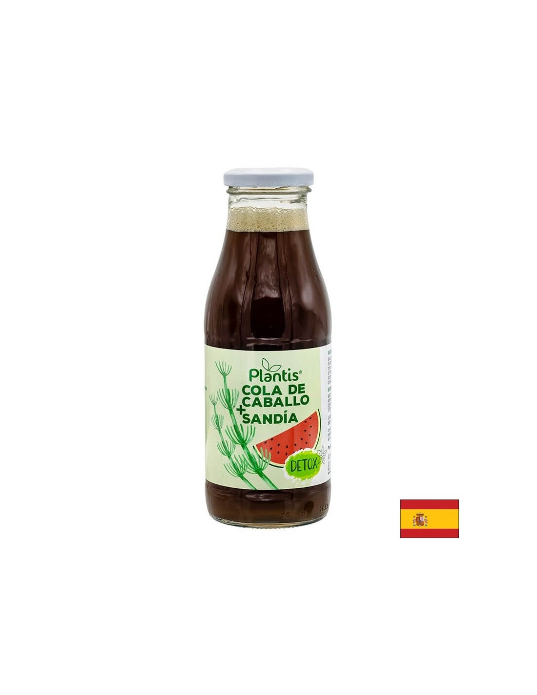 Watermelon and horsetail syrup with a draining effect - Cola de caballo + sandia Plantis® - diuretic, 500 ml - Nutra Best Europe