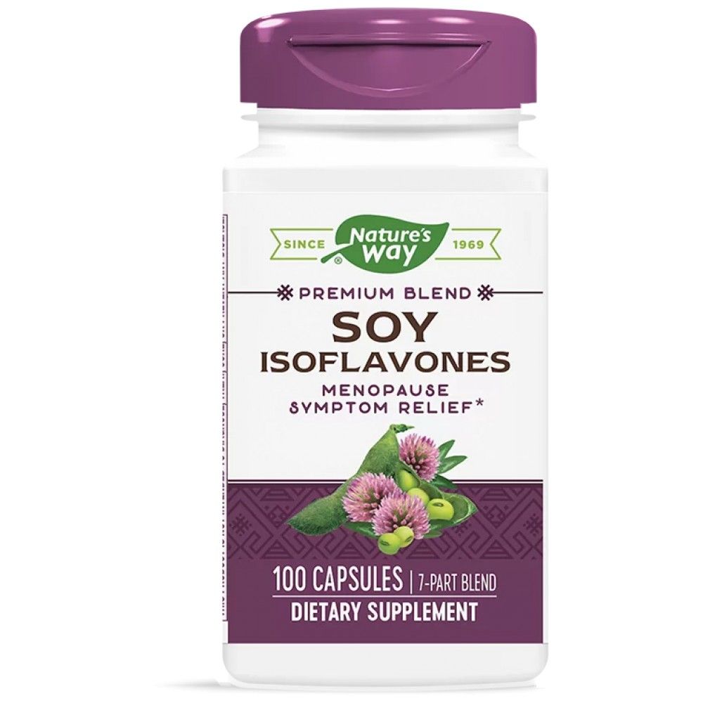 Soy Isoflavones 500 mg - 100 capsules - Nutra Best Europe
