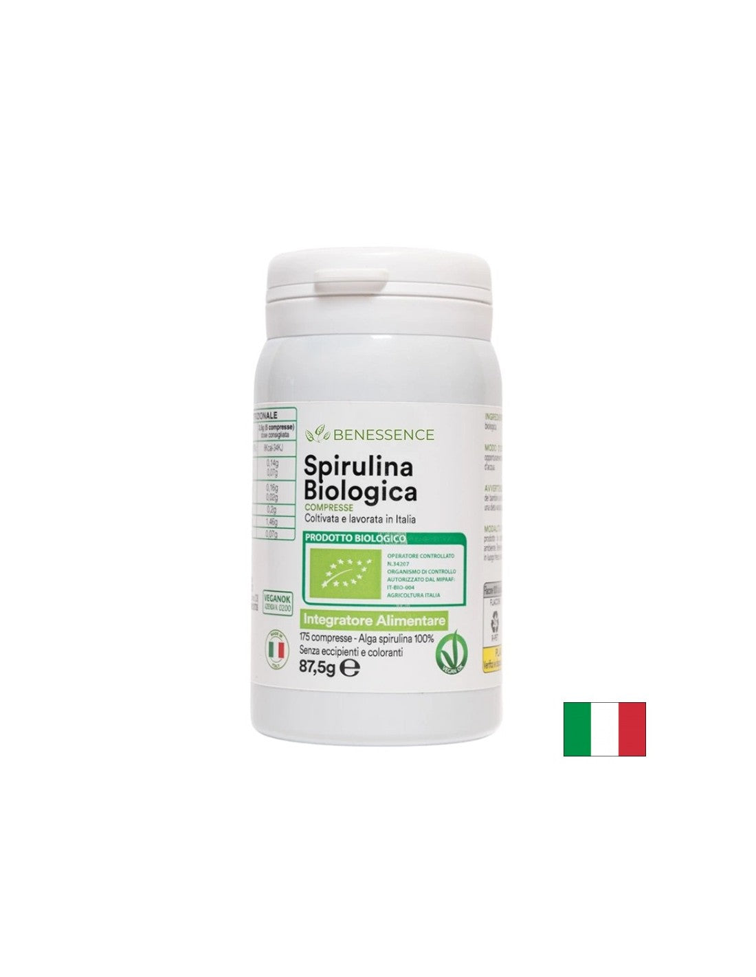 Спирулина за енергия, имунитет и детокс, 175 таблетки - Nutra Best Europe