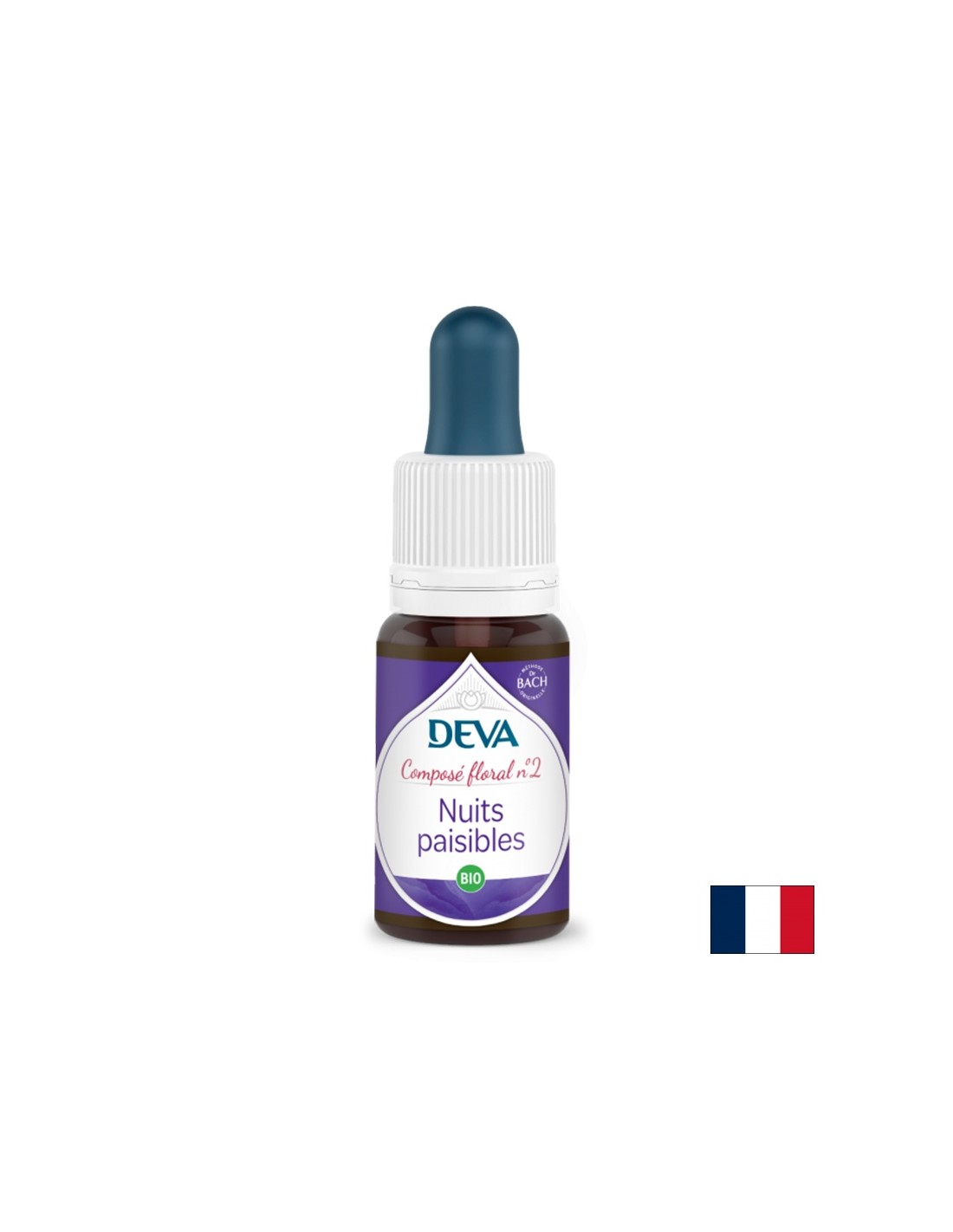 Peaceful nights, Bach method drops No. 2, 15 ml - Nutra Best Europe