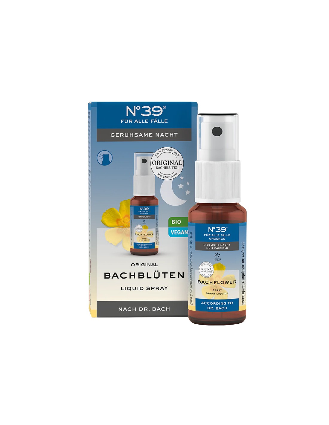 Dr. Bach Spray - N°39 Good Night's Sleep, 20 ml Lemon Pharma - Nutra Best Europe