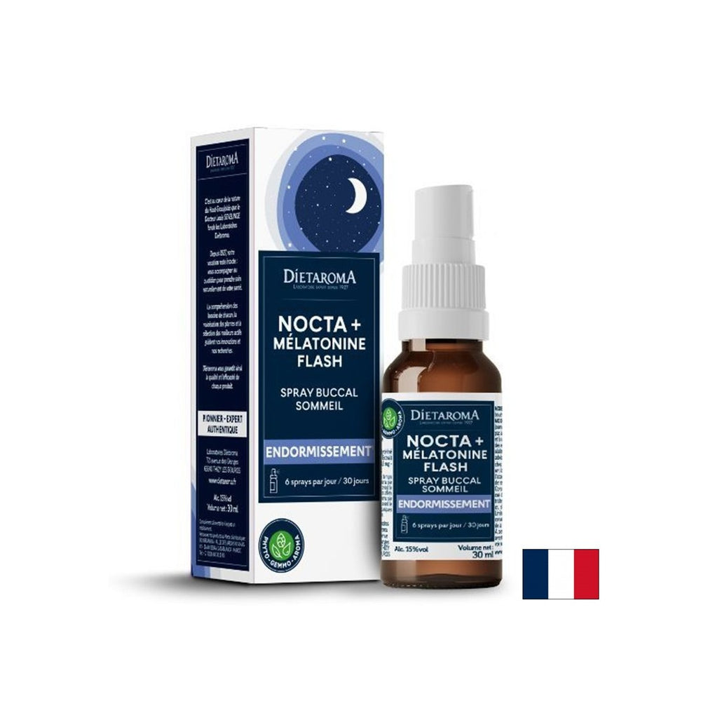 Sleep spray (with linden, poppy and melatonin), 30 ml - Nutra Best Europe