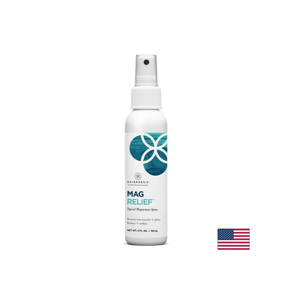 Mag Relief Body Spray with Magnesium and Sea Minerals, 120 ml - Nutra Best Europe