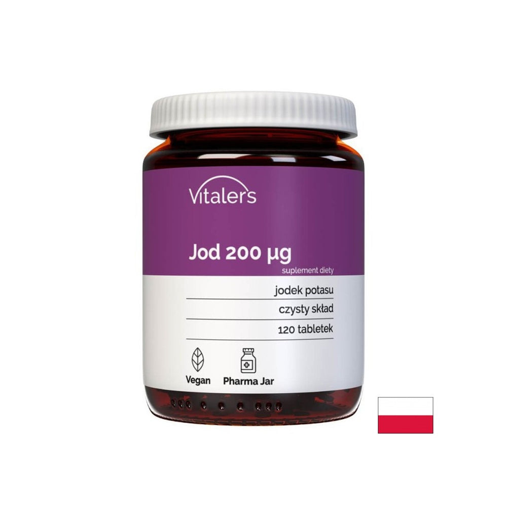 Thyroid - Iodine, 200 µg x 120 tablets - Nutra Best Europe