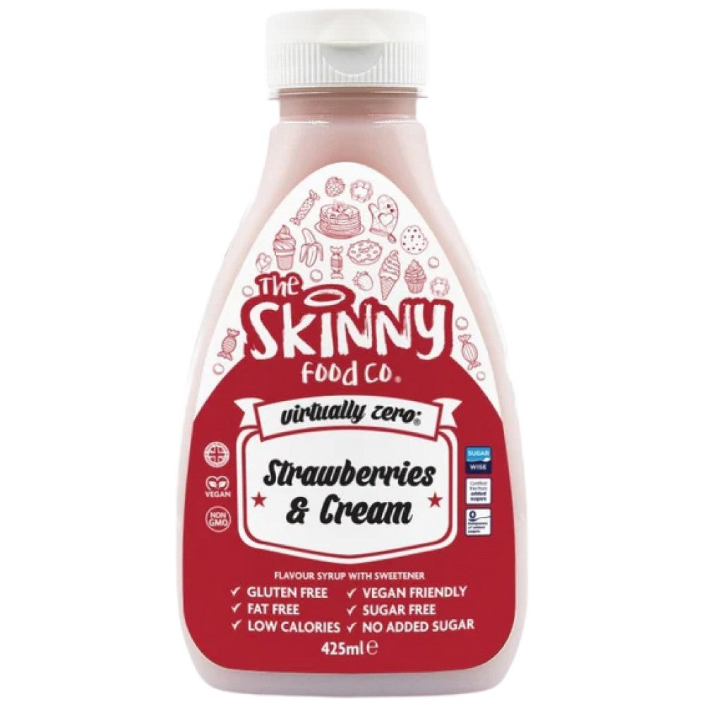 Skinny Syrup | Strawberry Cream - 425 ml - Nutra Best Europe
