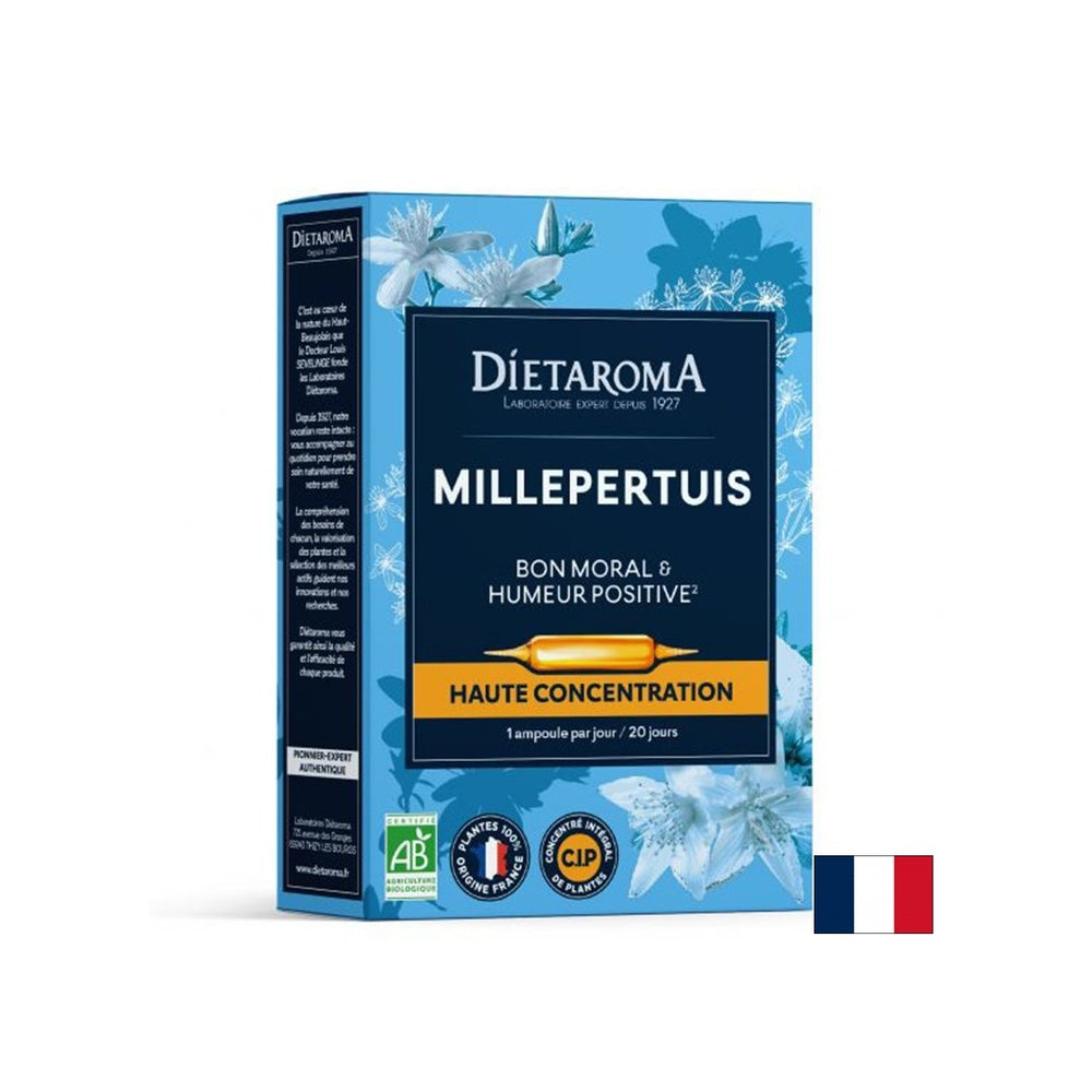 Stress and good mood - St. John's wort, 20 ampoules for drinking - Nutra Best Europe