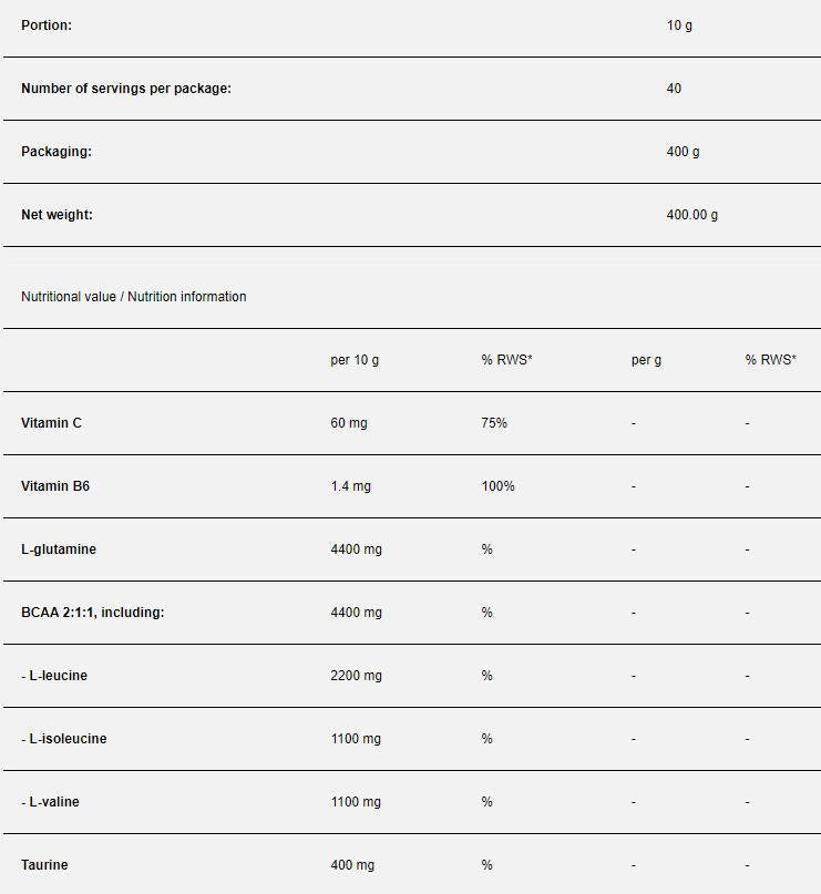 MUSCLE GUARD - 400 grams - Nutra Best Europe