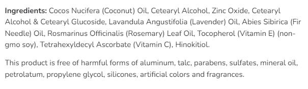 Long-Lasting Deodorant Stick - Refreshing Lavender - 62 grams - Nutra Best Europe