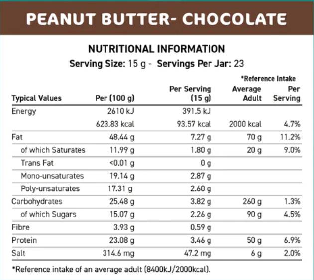 Fit Cuisine Peanut Butter with Chocolate - 350 grams - Nutra Best Europe