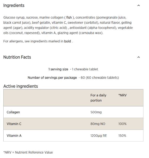 Collagen Gummies - 30 gummies - Nutra Best Europe