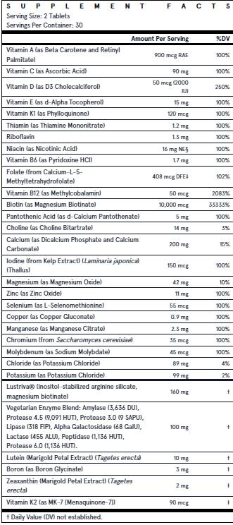 Women's Multi 60 Tablets - Nutra Best Europe