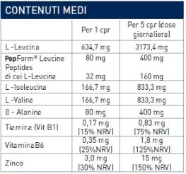 RAMTECH - BCAA 4:1:1 - 120 Tablets - Nutra Best Europe