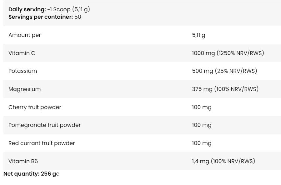 Magnesium & Potassium with Stevia | So Good! Series - 256 grams - Nutra Best Europe