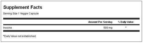 Inosine 500 mg - 60 capsules - Nutra Best Europe