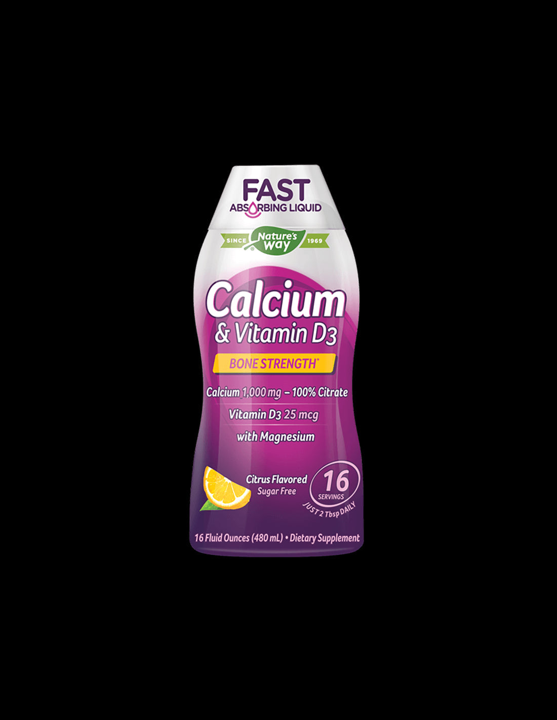 Calcium & Vitamin D3/ Calcium and Vitamin D3 x 480 ml Nature's Way - Nutra Best Europe