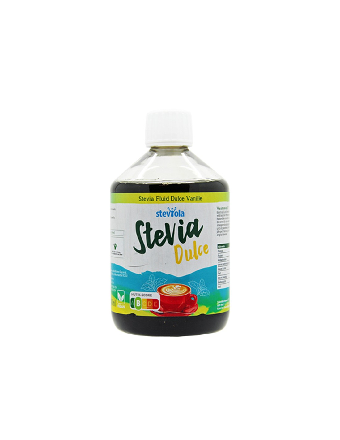 Liquid stevia, with the aroma of dulce de leche and vanilla Steviola®, 500 ml - Nutra Best Europe